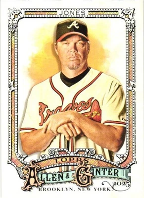 Topps Allen & Ginter #36 Chipper Jones 2025 Foto 1 de 2