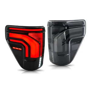 Rear Left & Right Side Smoked LED Tail Lights Assembly For 2020-2025 Ford F-150 - Picture 1 of 13