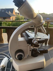 Carl Zeiss Standard 14 Stereo Mikroskop Mit 3 Objektiven Durchlichtmikroskop - Bild 1 von 20