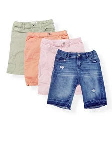 THE CHILDREN'S PLACE Assorted Colors Bermuda Shorts, SET of 4, Girls size 8 - Picture 1 of 13