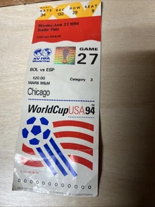 Biglietto Stub Game 6 Orlando BELGIO vs MAROCCO 1-0 1994 WORLD CUP USA 94 Vintage - Foto 1 di 3