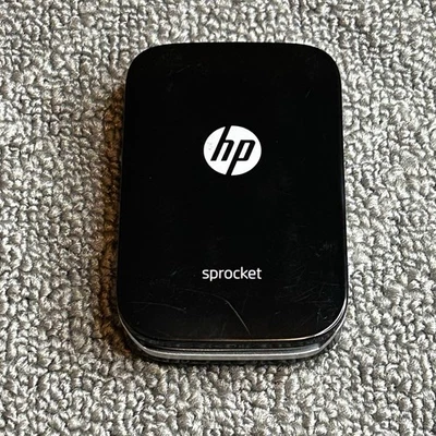 HP Sprocket Mini Bluetooth Photo Printer Model SNPRH-1603 Black - Image 1 of 3