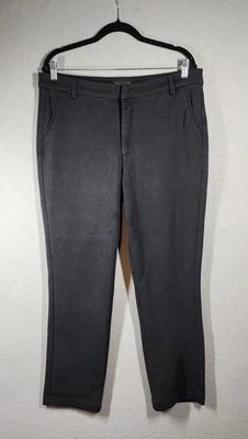 Kut From The Kloth Reese Pants Womens 14 Black High Rise Trouser Straight Leg - Image 1 of 4