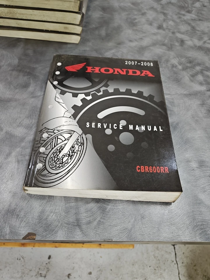 2007 2008 Honda CBR600RR manual de serviço 61MFJ01 em excelente estado - Imagem 1 de 1