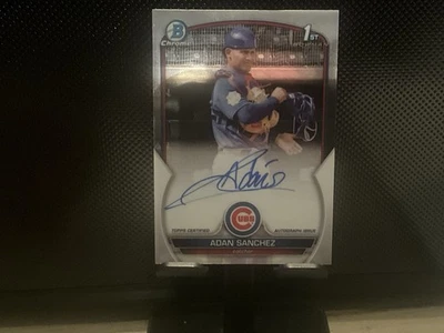 2023 Bowman Chrome - Prospect Autographs Adan Sanchez #CPA-ASA (AU, RC) - Image 1 of 3