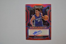 2022-23 Panini Prizm Draft Picks Red Penmanship Auto Kellan Grady #/199