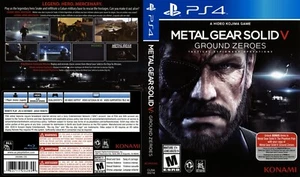 Metal Gear Solid V: Ground Zeroes PS4 Box Art Case Insert Cover Only - Picture 1 of 3
