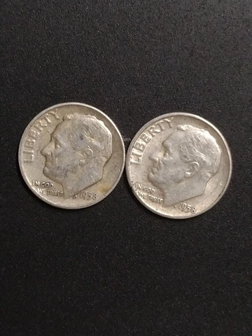 1958 D&P Roosevelt Dimes #2 Cover