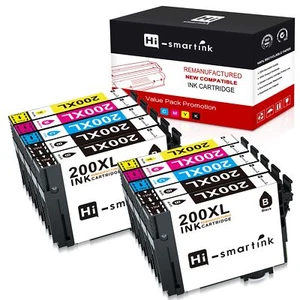 10pack T200XL120 200XL 200 Ink Cartridge for Epson Workforce WF2540 WF2530 XP200 - Picture 1 of 6