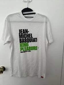 T-shirt Basquiat King Pleasure© bianca SMALL - Foto 1 di 6