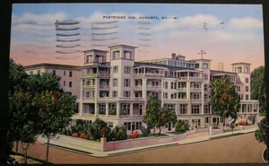 Rebhuhn Gasthaus, Augusta, Ga. - verschickt 1941 - Bild 1 von 2