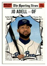 2019 Topps Heritage Minor League #187 Jo Adell Mobile BayBears Sport News AS