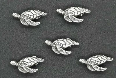 Small Sea Turtle Concho / Conchos Approx.1 1/8" x 1/2" Five Count - Image 1 of 4