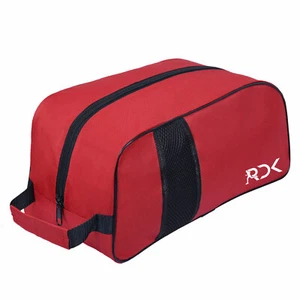 Bolsa de zapatos de fútbol americano hockey rugby artículos de tocador deportes escuela gimnasio bolsa de botas de viaje roja - Imagen 1 de 1
