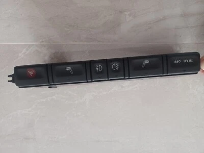 95-97 JAGUAR OEM XJ6 XJR VANDEN PLAS DELANTERO DIGITAL PELIGRO CERRADURA PUERTA INTERRUPTOR LCD Foto 1 de 3