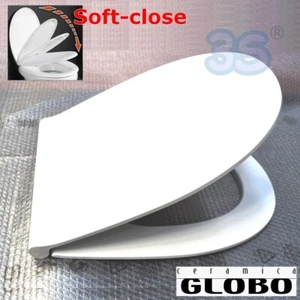 Sedile originale chiusura rallentata per wc 4ALL Ceramica Globo - MDR20BI