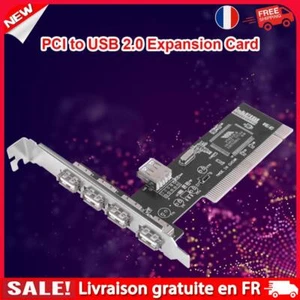 # 4 Ports 480Mb/s PCI to USB 2.0 Adapter Expansion Card High Speed PCI Control - Afbeelding 1 van 7