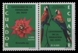 Ecuador 1999 - Mi-N.o 2416-2417 ** - Estampillada sin montar o nunca montada - Fauna y flora - Imagen 1 de 1