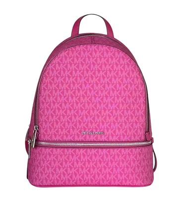 MICHAEL KORS RHEA MEDIUM BACKPACK MK DRAGON FRUIT - Image 1 of 4