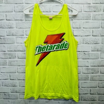 Неоновая майка Fifty Fifty American Apparel Thetarade желтая размер большой - Изображение 1 из 4