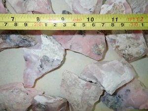 PINK OPAL Rough Gemstone from Peru 50 to 100 g size 10 Pieces Lot - Picture 1 of 10