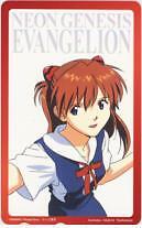 Telephone Card Neon Genesis Evangelion Yoshiyuki Sadamoto Soryu Asuka Langley