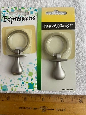 Keychain Pacifier Mom Baby Newborn Mommy Key Chain Ring Fob NEW LOT OF 2 - Image 1 of 2