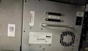 Dell FS-DLT PowerVault 120T DLT7000 Tape Autoloader 082HER + 5 DLT Tapes - Used - Picture 1 of 2