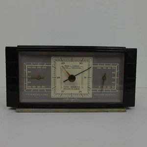 Vintage Airguide Thermometer Hygrometer Barometer Weather Station Instrument USA - Picture 1 of 18