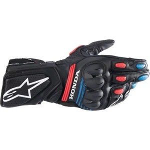 Alpinestars SP-8 v3 Honda Motorrad Handschuhe Sommer Leder Sport Racing - Picture 1 of 3