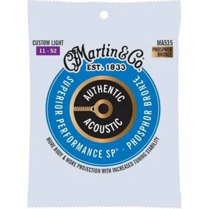 Martin MA535 Superior Performance SP Phosphor Bronze Acoustic strings 11-52 - Picture 1 of 2