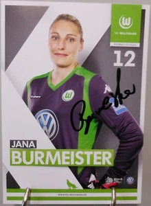 VfL Wolfsburg Frauen Jana Burmeister Autogrammkarte Handsigniert 2014/2015 FP283 - Bild 1 von 2