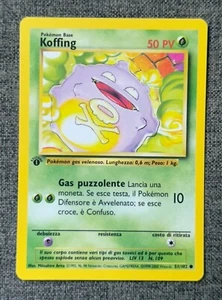 Pokémon TCG - Koffing - 1st Edition - Base Set - ITA - Excellent - Picture 1 of 2
