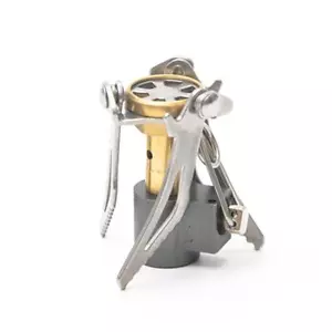 Foldable Aluminum Mini Ultralight Outdoor Camping Cook Burner Head Gas Stove t - Foto 1 di 13