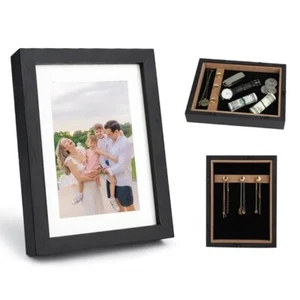 Hidden Compartment Real Photo Frame Secret Stash Safe Container Storage - Picture 1 of 13