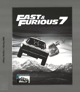 FAST & FURIOUS 7 - FILMARENA FAC #90 BLU RAY STEELBOOK - NEW & SEALED - Picture 1 of 6
