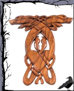 Decoración de pared medieval - celtas - perros celtas enroscados - Imagen 1 de 1