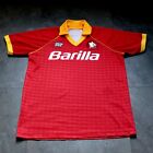 AS Roma Vintage Ennerre NR Home Football shirt 1990 - 1991 Barilla maglia Medium