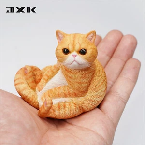 JXK 1/6 Lazy Cat 8.0 Model Pet Cute Animal Scene Decor Soldier Accessory Gift - Picture 1 of 22
