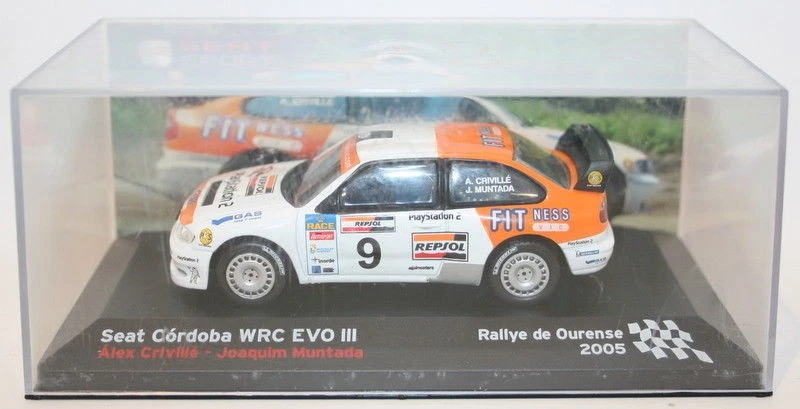 Altaya 1/43 Scale - Seat Cordoba WRC EVO III Rallye De Ourense 2005 - Image 1 of 3