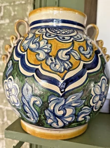 VTGE Mata Ortiz Pottery - Hand Made Vase Artist Signed - Mexico Two handled urn - Picture 1 of 8