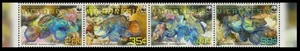 Micronesia WWF Mandarinfish Strip of 4v 2009 MNH MI#2052-2055 Sc#848a-d - Picture 1 of 1
