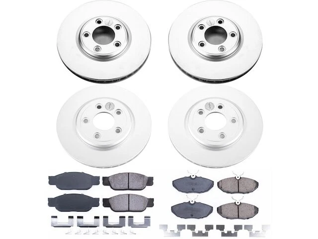 Kit de pastillas de freno y rotor delanteras y traseras para Lincoln LS 2001 XF625CF 2000-2006 Foto 1 de 1