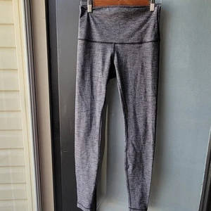 Leggings Lululemon Athletica cintura ancha tiro 9,5 talla 8 tejido color carbón - Imagen 1 de 5