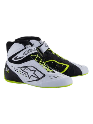 GO KART RACING Alpinestars Tech-1 KX V3 Shoes 2712124 (Black White Yell) - Image 1 of 2