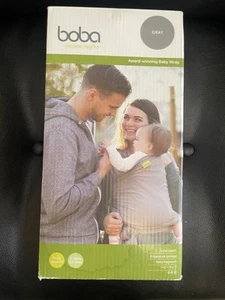 Original Boba Baby Wrap Carrier - Newborn to Toddler Infant Sling (Gray) - Used - Picture 1 of 2