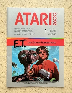 Atari 2600 Spielanleitung— E.T. The Extra-Terrestrial — mehrsprachig - Bild 1 von 3