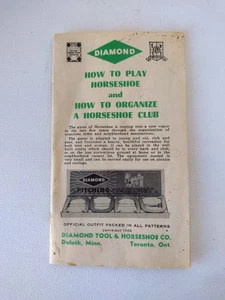 Horseshoe Instructions Leaflet Game Instructions by Diamond - Imagen 1 de 4