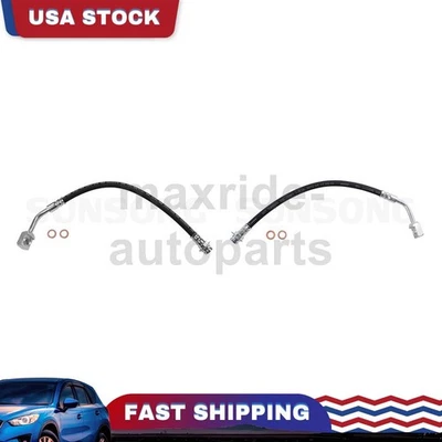 Par de mangueira de linha de freio dianteiro Sunsong compatível com 2005 2006 2007 2008 Chevrolet Uplander - Imagem 1 de 4