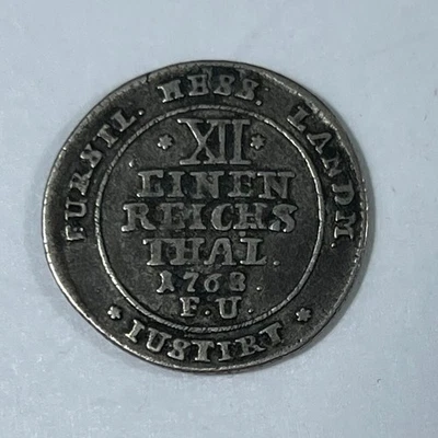 Germany Hesse-Cassel 1768 FU 1/12 Thaler (#2774) VF - Image 1 of 2